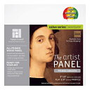 Ampersand Artist Panelは、塗装、注入、ミクストメディア用の滑らかな表面を下塗り、3/8インチの深さ、8x8インチ（PWP9M0808） Ampersand Artist Panel Primed Smooth Surface for Painting, Pouring and Mixed-Media, 3/8 Inch Depth, 8x8 Inch (PW
