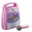 eKids ディズニープリンセス カラオケマシン 子供用 Bluetooth スピーカー マイク付き カラオケレコーダー USBポート経由でパフォーマンスを保存 共有 eKids Disney Princess Karaoke Machine for Kids Bluetooth Speaker with Microphone and Karaoke