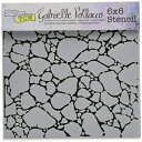 CRAFTERS WORKSHOP 有機物マスク テンプレート 6 x 6 インチ CRAFTERS WORKSHOP Organic Matter Mask Template 6 by 6 