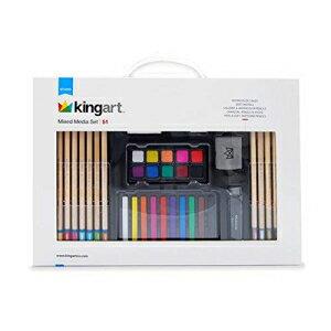 KINGART ミクストメディア、54 アートセット、詰め合わせセット KINGART Mixed Media, Set of 54 Art Set, Assorted