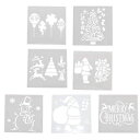 Glomarket㤨FUNZZY ꡼ꥹޥƥץ졼ġ륯ꥹޥ襹ƥ󥷥 13  13 ᡼ȥ 7  FUNZZY Merry Christmas Painting Template Graffiti Drawing Tools Xmas Toys Hollow-Out Painting Stencils 13x13cm 7פβǤʤ2,296ߤˤʤޤ