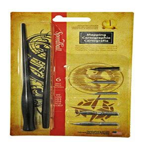 Speedball Art Products }bsO y Zbg ubN Speedball Art Products Mapping Pen Set, Black