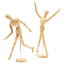 Bright Creations  ޥͥ 2 ѥå - ưܥǥǥ - 12  Bright Creations Art Mannequin 2 Pack - Wooden Sectioned Posable Body Model - 12 Inch