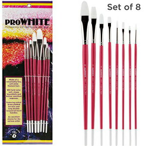 Creative Mark Pro zCg vtFbVi AN uV 8 {Zbg Creative Mark Pro White Professional Acrylic Brush Set of 8