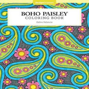 m Paperback, Boho Paisley Coloring Book (Design Originals) (Color Studio)