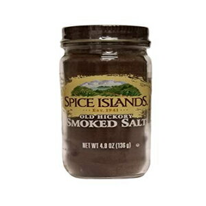 スパイス アイランズ オールド ヒッコリー スモーク ソルト 4.8オンス ジャー (1パック) Spice Islands Old Hickory Smoked Salt 4.8oz Jar (Pack of 1)