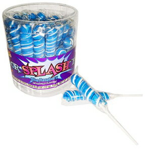 COLORSPLASH |bv W[A|bv 30 A12.69 IXAu[ Yx[ COLORSPLASH LOLLIPOPS Jar, 30 Pops, 12.69 oz, Blue Raspberry