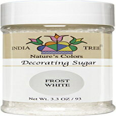 India Tree Sugar Decorating、フロストホワイト、3.3オンス（3個パック） India Tree Sugar Decorating, Frost White, 3.3-Ounce (Pack of 3)