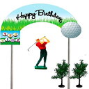 P[L/t[h/JbvP[L/fU[gfR[Voi[fR[Vgbp[LbgiStj CakeSupplyShop Cake/Food/Cupcake/Desert Decoration Banner Decorating Topper Kit (Golf)