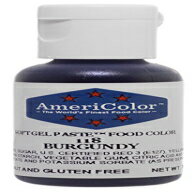 Americolor ソフト ジェル ペースト 0.75 オンス バーガンディ カラー Americolor Soft Gel Paste .75 oz Burgundy Color