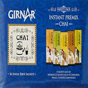 楽天GlomarketGirnar インスタント ティー プレミックス バラエティパック、36 袋 Girnar Instant Tea Premix Variety Pack, 36 Sachets