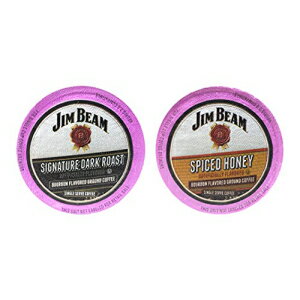 楽天Glomarketジムビーム コーヒー シングルサーブカップ ダーク 36 個 & ハニー 36 個 Jim Beam Coffee Single Serve Cups, 36 Dark & 36 Honey