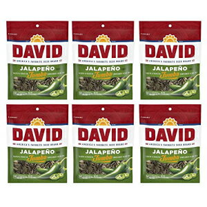 David Seeds ヒマワリの種、ハラペーニョ、5.25オンス - 6個パック David Seeds Sunflower Seeds, Jalapeno, 5.25 oz - Pack of 6