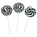 ubNAzCgAubNzCg X[ |bv TbJ[ (ʕꂽ|bv 24 ) p[eB[ LfB Black, White,, Black and White Swirl Pop Suckers (24 individually wrapped lollipops) Party Candy