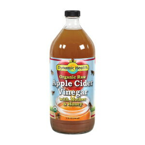 32オンス 母と天然蜂蜜を含むダイナミックヘルスアップルサイダービネガー 32オンス 32 Ounce, Dynamic Health Apple Cider Vinegar with the Mother and Natural Honey, 32 Ounce