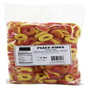 hN^[XibNO~LfBAs[`OA5|h Dr. Snack Gummy Candy, Peach Rings, 5 Pound