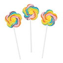 Ԃ̌`傫ȉQ|bvz - ʕꂽ|bv 12  - p[eB[LfB[ Flower Shaped Large Swirl Pop Suckers - 12 Individually Wrapped Lollipops - Party Candy