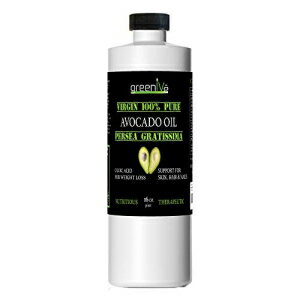 GreenIVe-アボカドオイル-100％純粋なアボカドオイル-コールドプレス-バージン-アマゾン限定（16オンス） Zatural GreenIVe - Avocado Oil - 100 Pure Avocado Oil - Cold Pressed - Virgin - Exclusively on Amazon (16 Ounce)