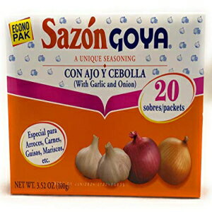 ゴヤサゾンにんにくと玉ねぎ3.5オンス Goya Sazon Garlic And Onion 3.5 oz