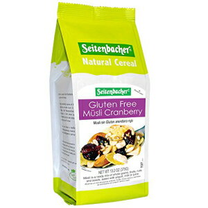 Seitenbacher グルテンフリー ミューズリー クランベリー ナチュラル シリアル、13.2 オンス Seitenbacher Gluten Free Muesli Cranberry Natural Cereal, 13.2 Ounce