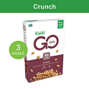 シリアル Kashi GO Crunch 朝食用シリアル - 非遺伝子組み換え | ベジタリアン | バルクシリアルボックス | 21.3 オンス (3 個パック) - パッケージは異なる場合があります Kashi GO Crunch Breakfast Cereal - Non-GMO | Vegetarian | Bulk Cerea