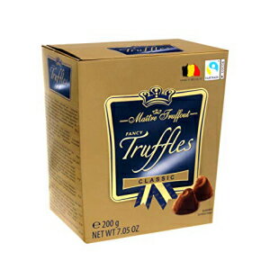 メートル・トリュフ チョコレートトリュフ、7.05オンス (クラシック) Maitre Truffout Chocolate Truffles, 7.05oz (Classic)