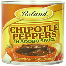 ローランド チポルトレ ペッパーのアドボソース漬け、2缶、合計14オンス Roland Chipoltle Peppers in Adobo Sauce, 2 Cans, 14 Oz Total