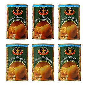 ディープ アルフォンソ マンゴー パルプ - 850 グラム / 30 オンス (6個入り) Deep Alphonso Mango Pulp - 850 Grams / 30 Oz. (Pack of 6)