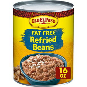 オールド エルパソ 無脂肪リフライドビーンズ、16 オンス (12個入り) Old El Paso Fat Free Refried Beans, 16 oz. (Pack of 12)