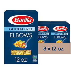BARILLA グルテンフリー エルボー パスタ、12 オンス (8 個パック) - トウモロコシと米のブレンドで作られた非遺伝子組み換えグルテンフリー パスタ - ビーガン パスタ BARILLA Gluten Free Elbows Pasta, 12 Ounce (Pack of 8) - Non-GMO Glu