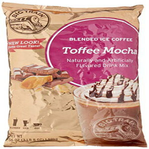 Big Train ブレンドアイスコーヒー、トフィーモカ、粉末インスタントコーヒードリンクミックス、3 ポンド (パッケージは異なる場合があります) Big Train Blended Ice Coffee, Toffee Mocha, Powdered Instant Coffee Drink Mix, 3 Pound (Pack Ma