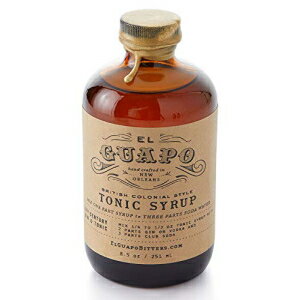 楽天GlomarketEl Guapo ブリティッシュ コロニアル スタイル トニック シロップ - 8.5 液量オンス El Guapo Bitters El Guapo British Colonial Style Tonic Syrup - 8.5 fl oz