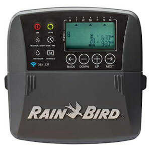 Rain Bird ST8I-2.0 スマート屋内 WiFi スプリンクラー/灌漑システム タイマー/コントローラー、WaterSense 認定、8 ゾーン/ステーション、Amazon Alexa と互換性あり (2.0 は廃止された ST8I-WIFI を置き換えます) Rain Bird ST8I-2.0 Smart Indoor W