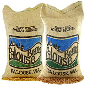 楽天Glomarket小麦の実 | 硬い赤い春と柔らかい白い小麦のパック | 黄麻布袋 2 ～ 5 ポンド （合計 10 ポンド） | ワシントン家族経営 | 非遺伝子組み換えプロジェクトの検証 | Wheat Berries | Hard Red Spring and Soft White Wheat Pack | 2 - 5