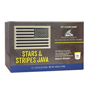 スターズ & ストライプス ジャワ コーヒー ポッド (ボールド ロースト) Stars & Stripes Java Coffee Pods (Bold Roast)