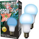 Miracle LED 604267 ΒX^[^[ u[ XyNg LED Grow Lite ́A|Ak͔|A뉀pɍő 100W ̑֕i (2 pbN) Miracle LED 604267 Absolute Daylight Growth Starter Blue Spectrum LED Grow Lite Replaces