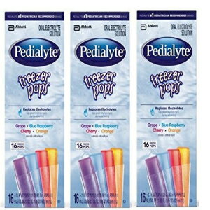 Pedialyte Freezer Pops-et[o[-2.1IX-16Jbgi3pbNj Pedialyte Freezer Pops - Assorted Flavors - 2.1 Ounce - 16 ct (Pack of 3)