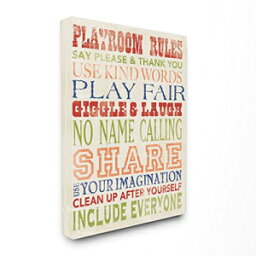 The Kids Room by Stupell Playroom Rules in Four Colors, 24 x 30 The Kids Room by Stupell Playroom Rules in Four Colors, 24 x 30