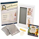 ぬいぐるみベビーフットプリントキット-ベビーフットプリント用のダブルフォト額縁-ギフトレジストリとベビーシャワーギフト Plushible Baby Footprint Kit - Double Photo Picture Frame for Baby Footprints - Gift Registry and Baby Shower Gift