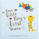 赤ちゃんの男の子のためのロニカメモリーブック、フォトアルバム、使いやすい記念品のスクラップブック、写真やマイルストーンを記録するための新しい親のためのモダンなベビーシャワーのギフトと記念品 Ronica Memory Book For Baby Boy, Photo Album, Easy To