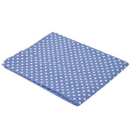 バカティ-ブルーピンドットベビーベッドシーツ Bacati - Blue Pin Dots Crib Fitted Sheet