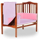 ベビードール寝具リバーシブルミニベビーベッド/ Port-a-Crib寝具、ピンク/ラベンダー BabyDoll Bedding Baby Doll Bedding Reversible Mini Crib/Port-a-Crib Bedding, Pink/Lavender