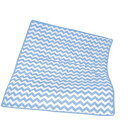 ベビードール寝具シェブロンベビーベッド掛け布団、ブルー BabyDoll Bedding Baby Doll Bedding Chevron Crib Comforter, Blue