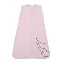 Sumersault Elephant Pink綿100％ウェアラブルブランケット、「Sweet Dreams」、ミディアム Sumersault Elephant Pink 100% Cotton Wearable Blanket with