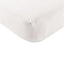 Nature Organic Cotton Fitted Crib Sheet、ホワイトに触れました Touched by Nature Organic Cotton Fitted Crib Sheet, White
