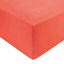 トレンドラボコーラルデラックスフランネルフィットベビーベッドシート Trend Lab Coral Deluxe Flannel Fitted Crib Sheet