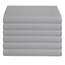 ベビードール寝具6ピース幼児用シーツフラットデイケアベビーベッド、グレー Babydoll Bedding 6 Piece Toddler Sheets Flat Daycare Crib, Grey