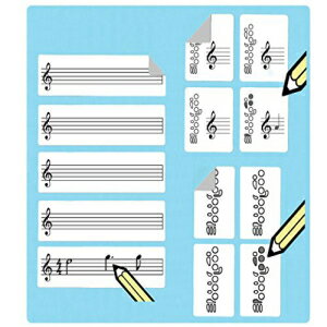 フルート運指ステッカー マルチパック (便利なステッカー 420 枚) 初心者や教師に最適です。 Flute Fingering Stickers Multipack (420 handy stickers) Great for beginners and teachers