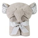 ステファンベイビーテリーぬいぐるみフード付きバスタオル、灰色の象、0〜24ヶ月 Stephan Baby Terry Plush Hooded Bath Towel, Gray Elephant, 0-24 Months