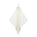 ナイルオーガニックコットンユニセックスアクアストライプデラックスフード付きタオルの下 Under The Nile Organic Cotton Unisex Aqua Stripe Deluxe Hooded Towel